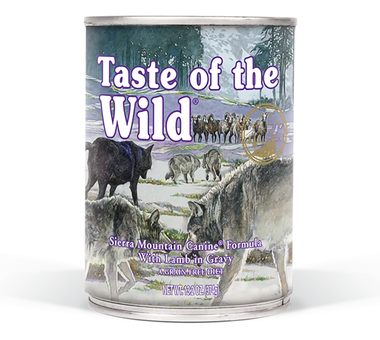 Padded dog snout guard-Taste Of The Wild Sierra Mountain Canine Canned Dog Food