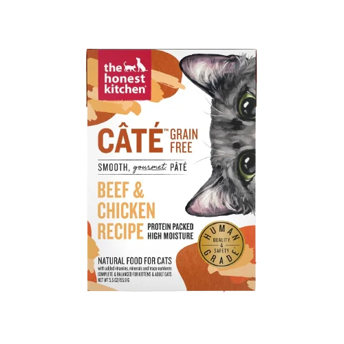 Wooden rabbit gnaw toy-The Honest Kitchen Cate Beef & Chicken Pate for Cats