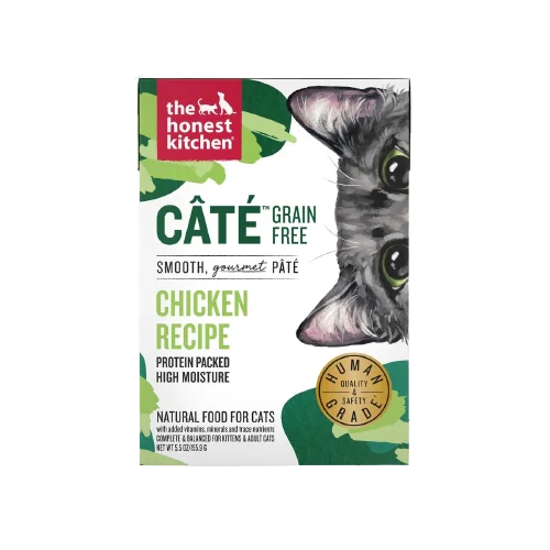 Antibacterial paw cleaner-The Honest Kitchen Cate Chicken Pate Natural Food for Cats