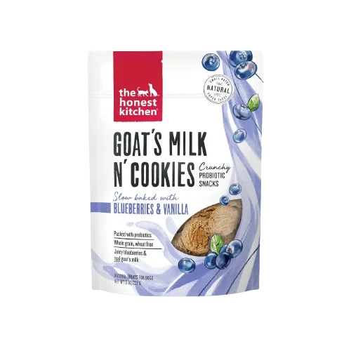 Mesh-sided pet buggy-The Honest Kitchen Goat's Milk N' Cookies - Slow Baked with Blueberries & Vanilla