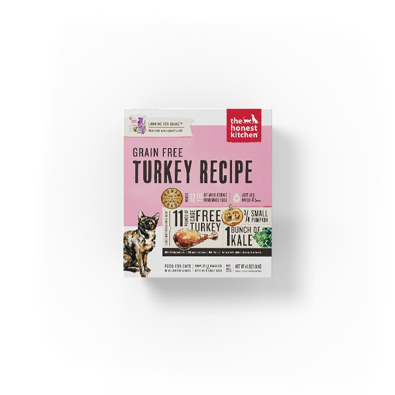 Biodegradable pet poop bags-The Honest Kitchen Dehydrated Grain Free Turkey for Cats