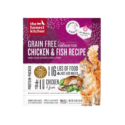 Natural puppy training chews-The Honest Kitchen Grain Free Chicken & Whitefish Recipe Dehydrated Cat Food