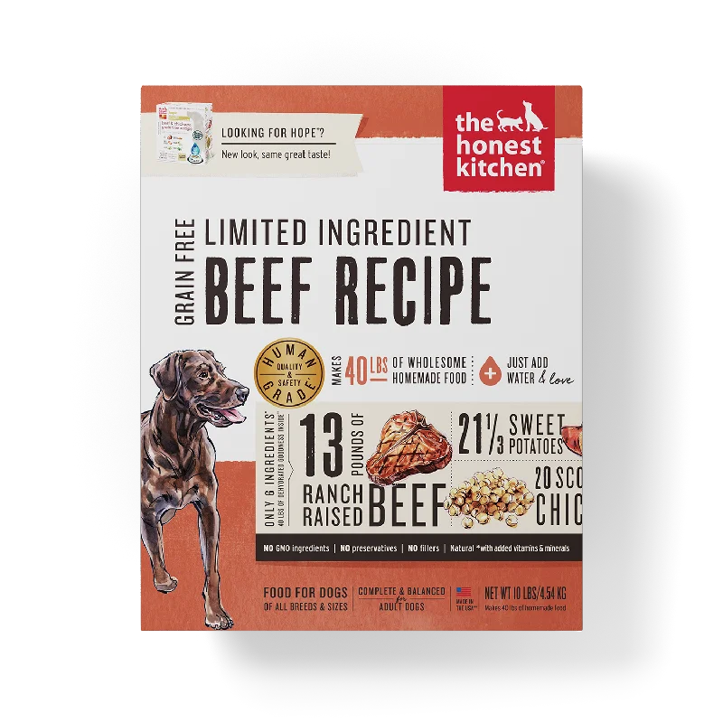 Flexible silicone pet dish-The Honest Kitchen Dehydrated Limited Ingredient Beef Dog Food