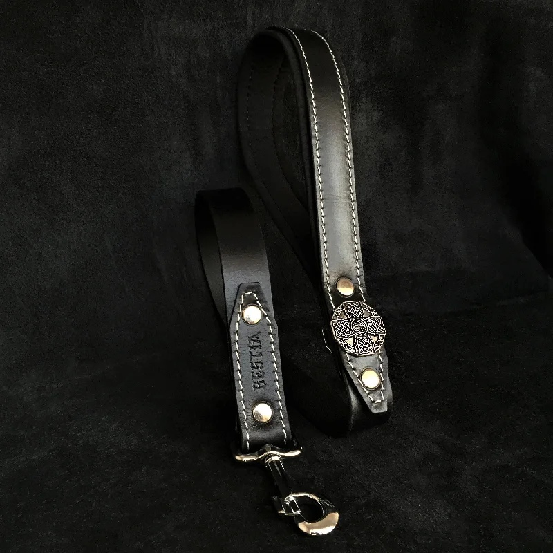 Lint-free pet hair roller-The "Maximus Silver" leash