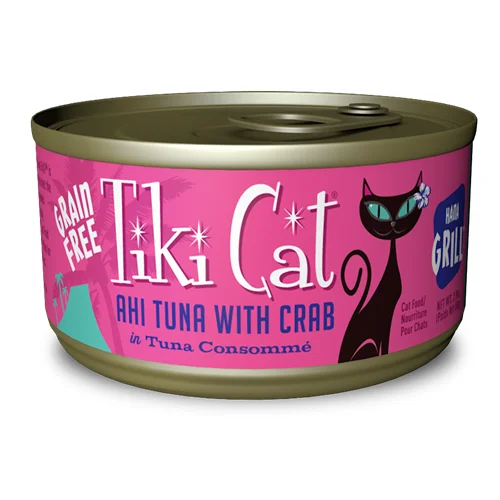 Flexible pet grooming glove-Tiki Cat Hana Luau Canned Cat Food