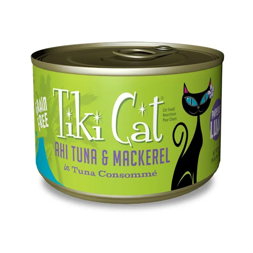 Portable pet play tunnel-Tiki Cat Papeekeo Luau Canned Cat Food