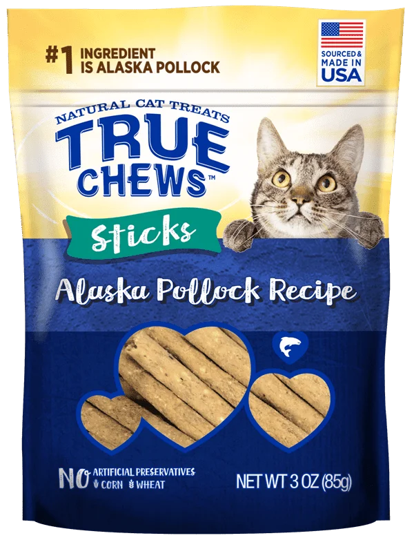 Bouncing rubber pet ring-TRUE CHEW® ALASKA POLLOCK RECIPE CAT STICKS