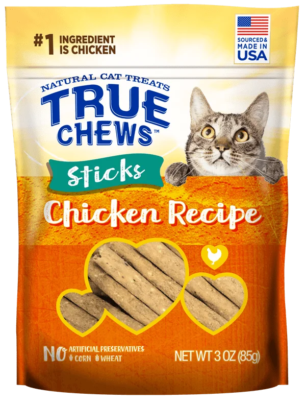 Herbal cat dental sticks-TRUE CHEWS® CHICKEN RECIPE CAT STICKS