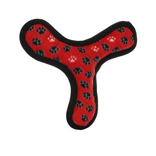 Portable cat litter tray-Tuffy® Boomerang Red Dog Toy