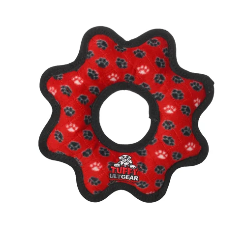 Stackable bird travel cage-Tuffy® Ultimate Gear Ring Red Dog Toy