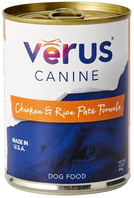 Plush puppy cuddle bone-VeRUS Chicken & Rice Pate Formula Dog Food