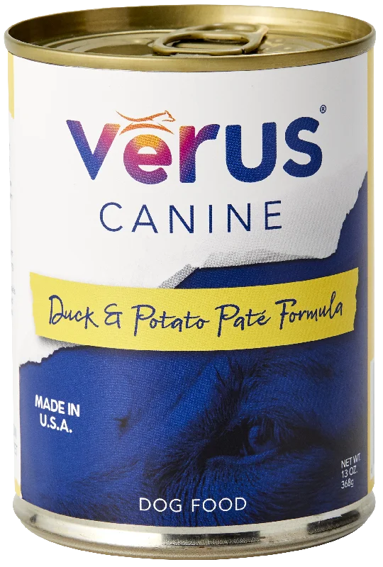 Pet-safe cleaning wipes-VeRUS Duck & Potato Pate Formula Dog Cans