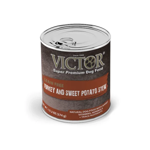 Mesh bird swing perch-Victor Grain Free Turkey and Sweet Potato Stew Canned Dog Food