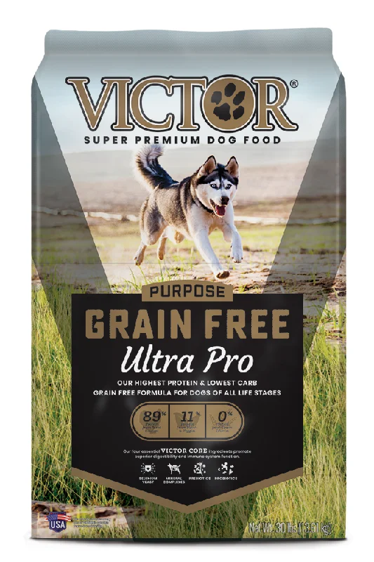 Plush dog bone toy-Victor Purpose Grain Free Ultra Pro Dog Food