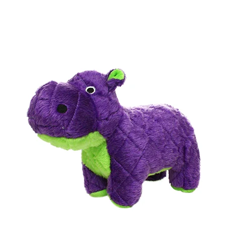 Soft puppy chew bone-VIP Products Mighty® Safari: Hippo Purple Dog Toy