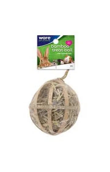 Fleece-lined cat bed-Ware Pet Bamboo Treat Ball