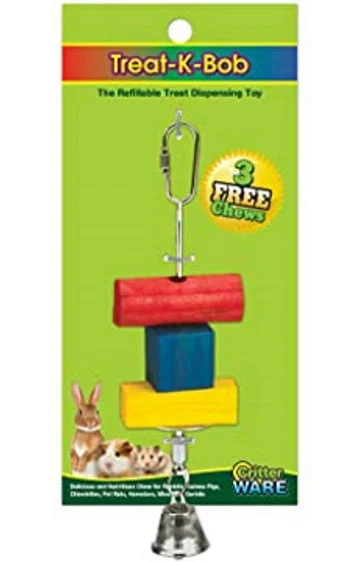 Reinforced hamster play tube-Ware Pet Products Treat-K-Bob