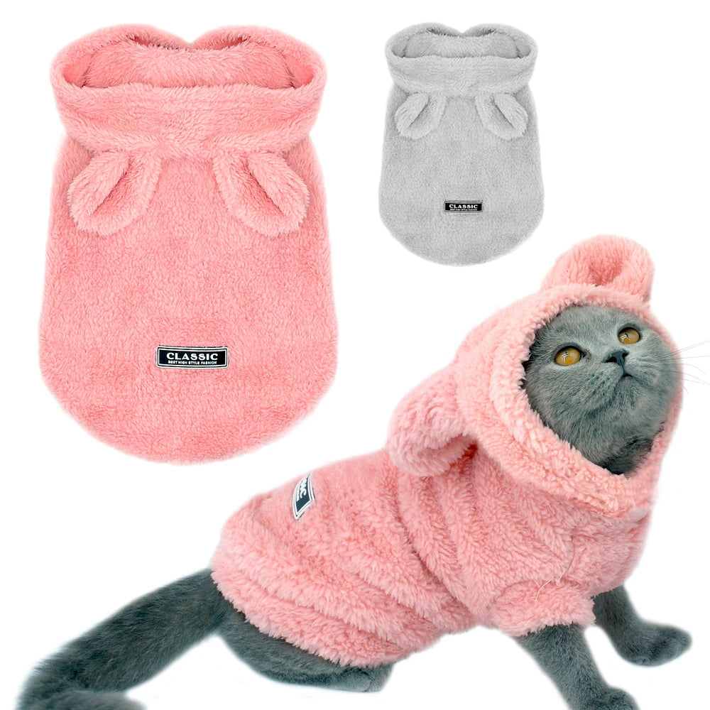 Tall pet boundary fence-Cat Winter Warm Fashion Clothes