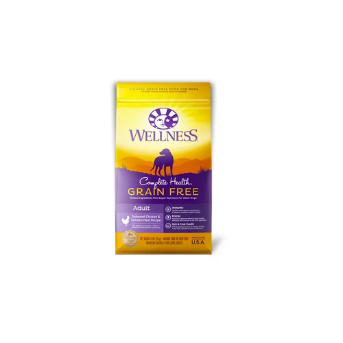 Soft puppy chew bone-Wellness Complete Health Grain Free Adult Deboned Chicken & Chicken Meal Recipe Dog Food