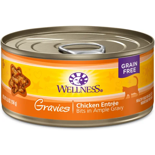 Wall-mounted cat perch-Wellness Complete Health Gravies Chicken Canned Cat Food