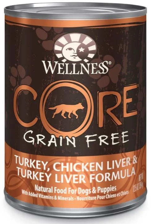 Recycled pet toy bundle-Wellness CORE Grain Free Natural Turkey, Chicken and Turkey Liver Recipe Wet Canned Dog Food