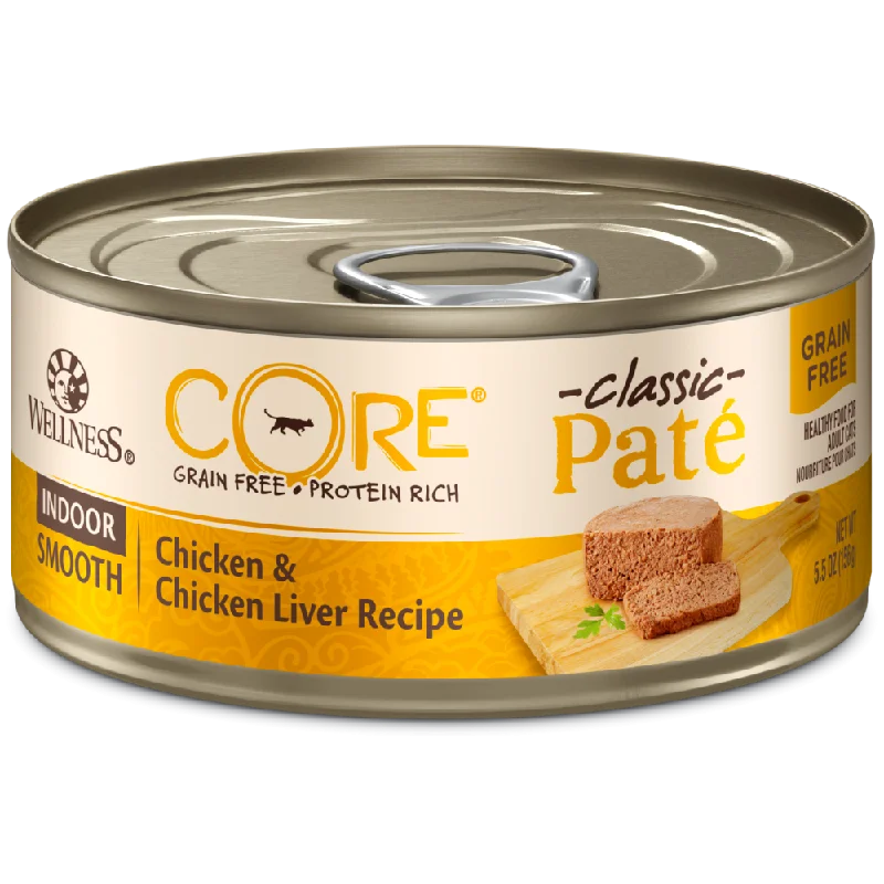 Crinkle catnip play ball-Wellness CORE Natural Grain Free Indoor Chicken and Chicken Liver Smooth Pate Wet Canned Cat Food