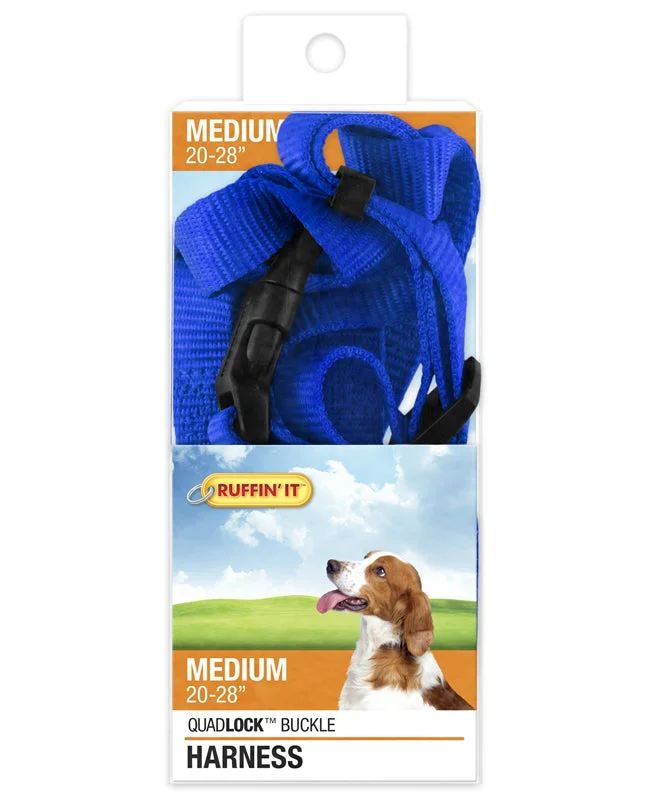 Lavender-scented pet collar-Westminster Pet 7N41473 Ruffin' It Adjustable Dog Harness, Nylon, Assorted Color, 3/4"