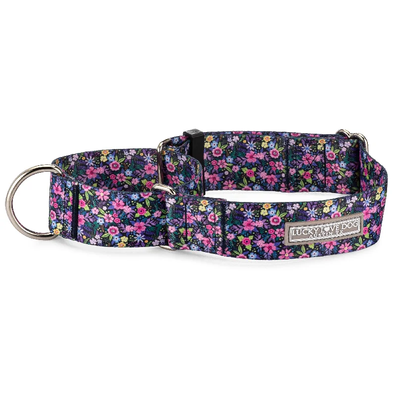 Recycled dog waste bags-WIDE Primrose Martingale Collar Wholesale