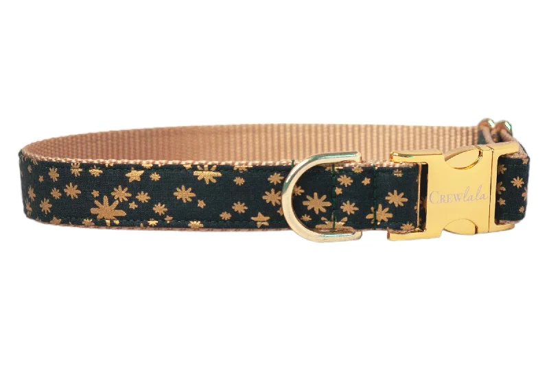 Dual-sided pet brush-Winter Night Dog Collar