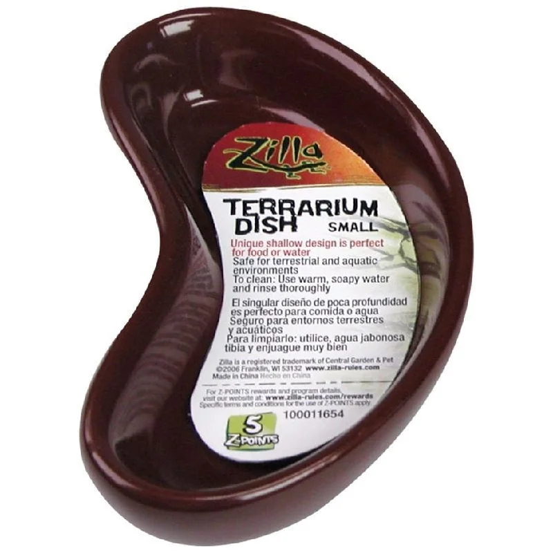 Antibacterial paw cleaner-Zilla Kidney Bowl Terrarium Dish (MEDIUM)