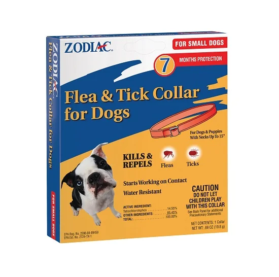 Zippered pet travel carrier-ZODIAC FLEA & TICK COLLAR FOR SMALL AND LARGE DOGS (Small)