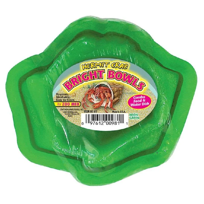 Mint-scented pet spray-Zoo Med Hermit Crab Bright Bowls