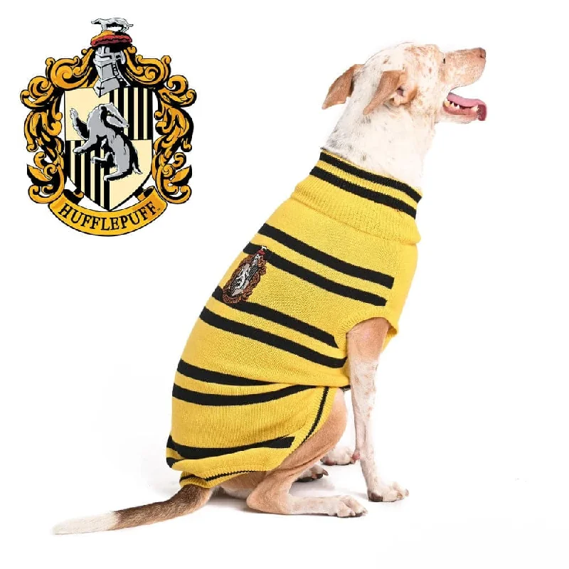 Recycled pet play set-Harry Potter Hufflepuff Sweater for Dogs